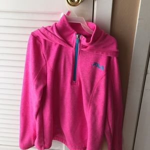 Pink and blue jacket
